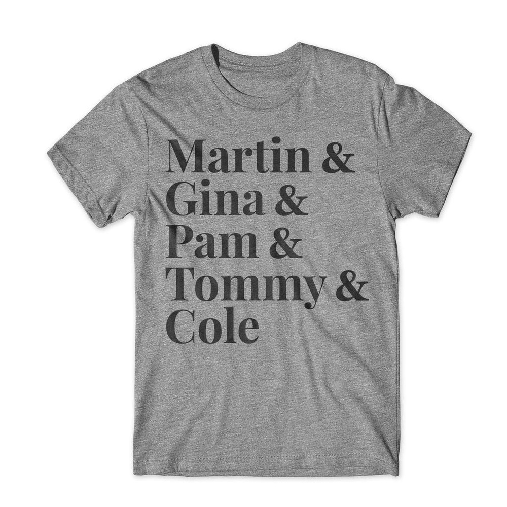 Cast of Martin t-shirt